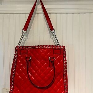 Michael Kohrs Hamilton Large Grommet Quilted Tote